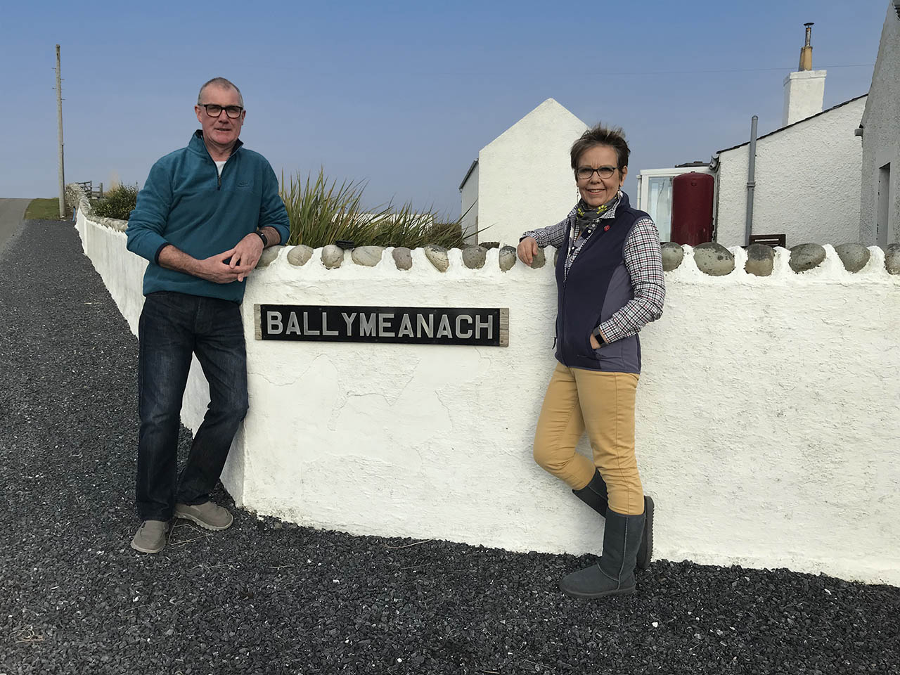 Neil & Kate MacLean owners of Ballymeanach Holiday Cottages